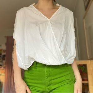 Lou & Grey Loft Collared White Shirt